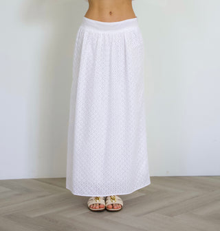 Kayli Maxi Skirt | Eyelet